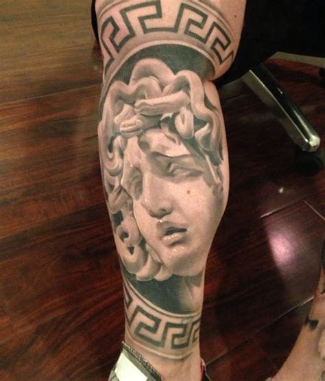 MEDUSA HEAD/VERSACE TATTOO BY BOBBY SERNA .